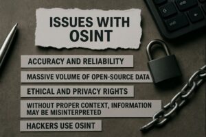 OSINTにまつわる問題点と注意点